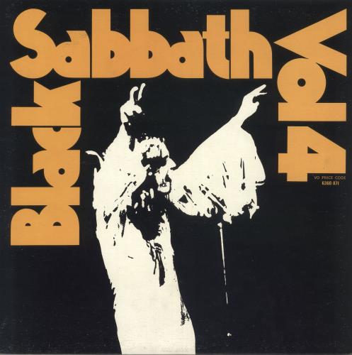 Black Sabbath Vol. 4 - 1st UK vinyl LP album (LP record